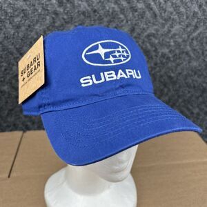 Subaru Gear Official Merchandise Blue NEW NWT Strap-Back Baseball Cap Hat Concap